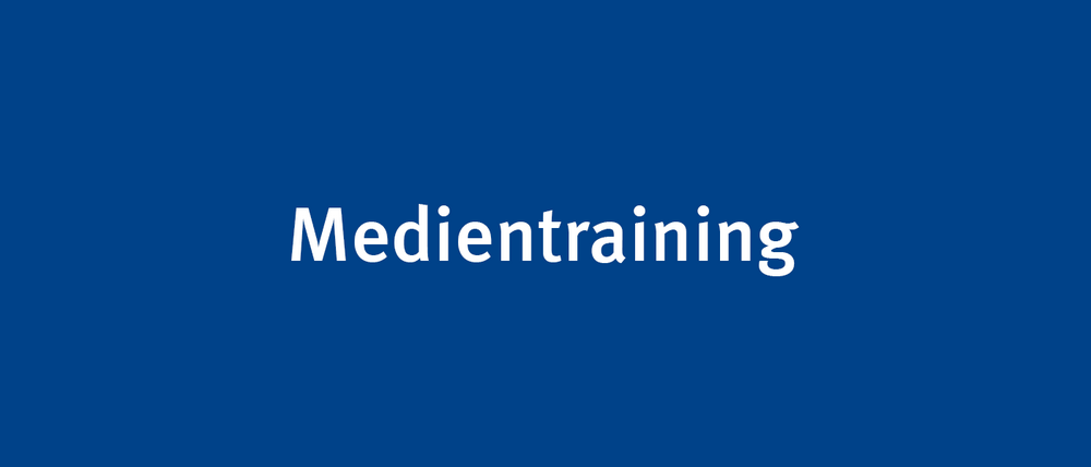 Medientraining