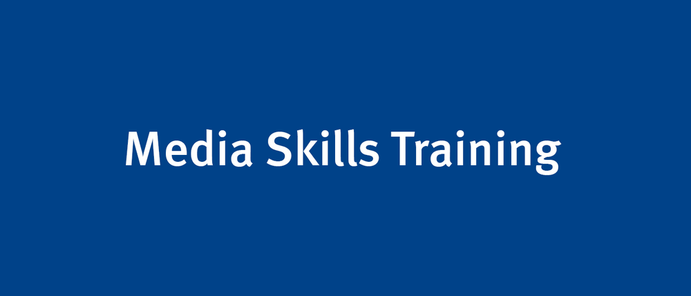 Media Skills Training