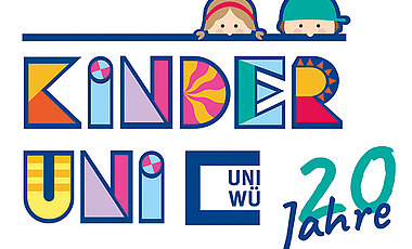 Das Logo der Würzburger Kinderuni wurde zu deren 20. Geburtstag leicht modifiziert.