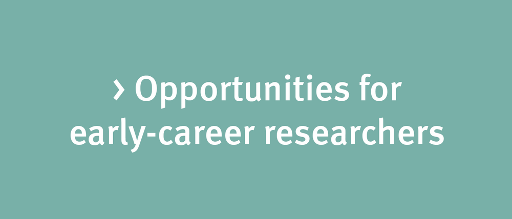 Opportunities for early-career researchers