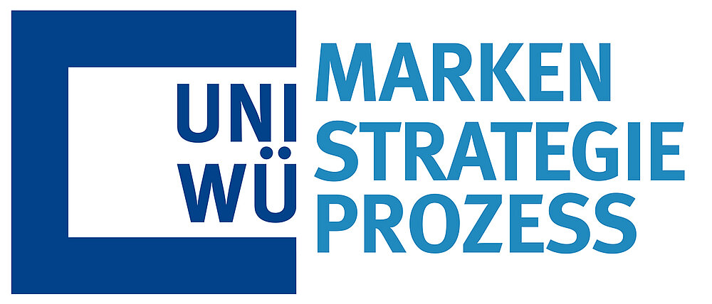 Logo Markenstrategieprozess der Universität Würzburg