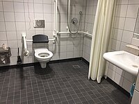 Barrierefreie Toilette Innen