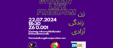 Woman Life Freedom 22.07. Uni Würzburg