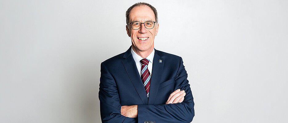 Prof. Dr. Paul Pauli, Präsident der Julius-Maximilians-Universität Würzburg.