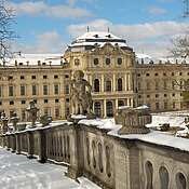 35145 Winter im Hofgarten der Würzburger Residenz, 2007. Foto: Robert Emmerich