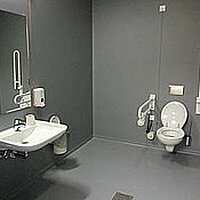 Barrierefreie Toilette Innen