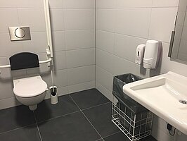 Barrierefreie Toilette Innen