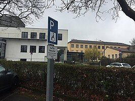 Schild Behindertenparkplatz