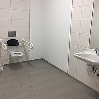 Barrierefreie Toilette Innen